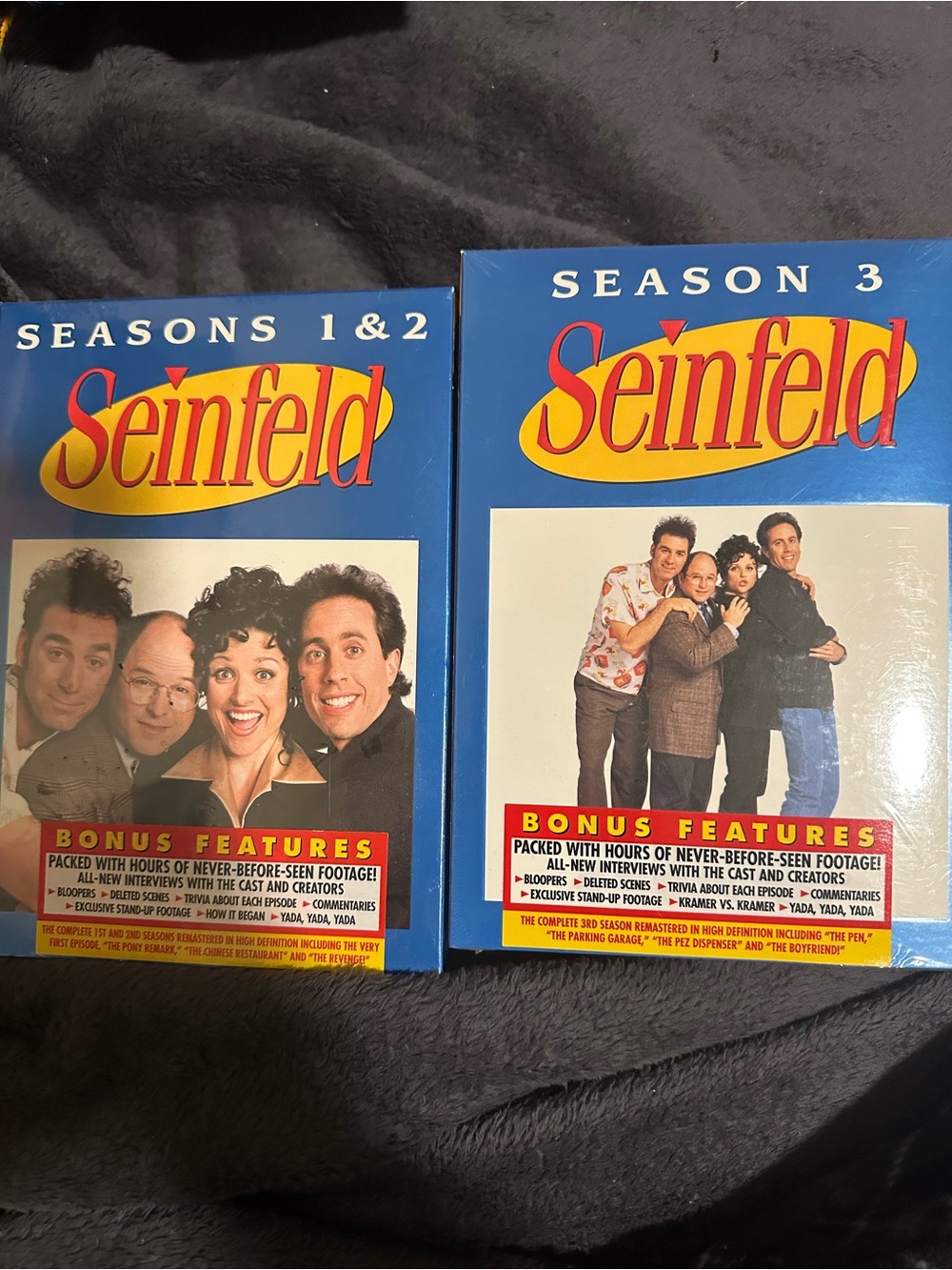 Season DVD Box Set - Blue seinfeld season 1 2 and 3 dvd sealed